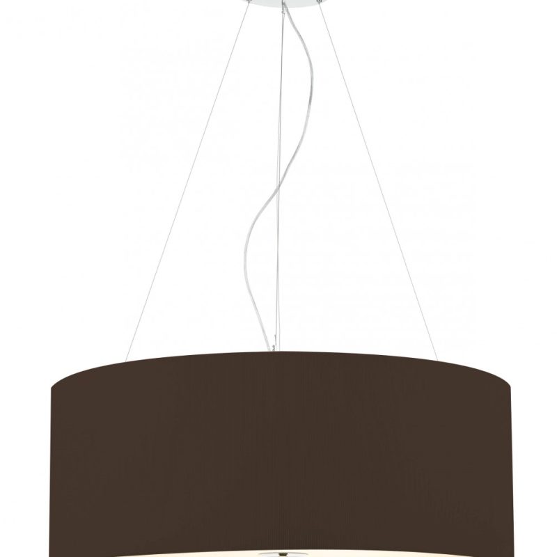 Dar ZAR0622 Zaragoza 6 Light Ceiling Pendant BLACK