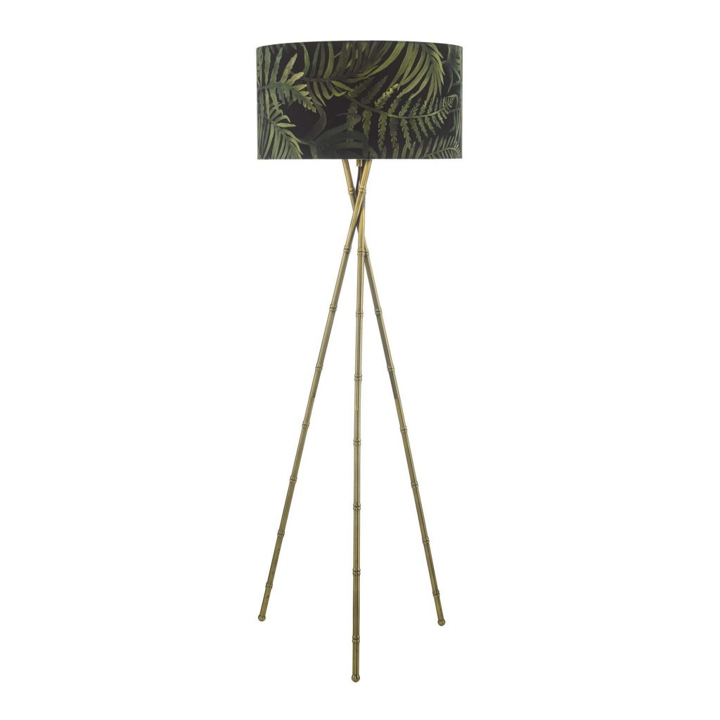 Bamboo floor lamp