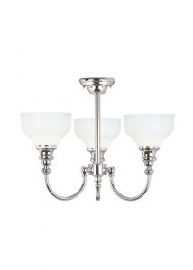 Chessel 3 light ceiling light IP44