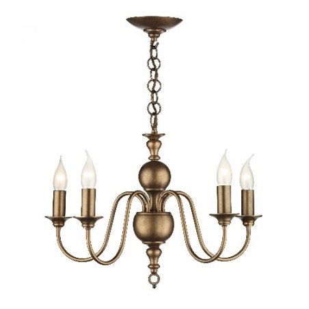 David Hunt FLE0563 Flemish 5 Light Chandelier Matt Bronze