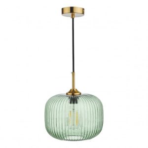 dar demarius pendant green glass