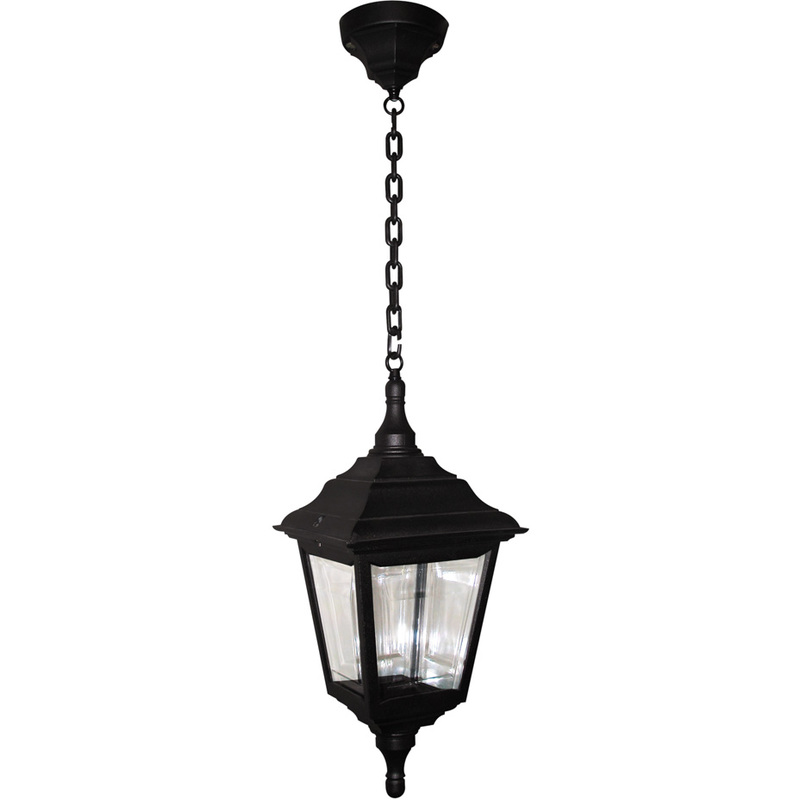Black Outdoor Hanging Lantern PVC