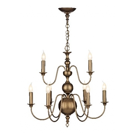 David Hunt FLE1363 Flemish 9 Light Chandelier Matt Bronze