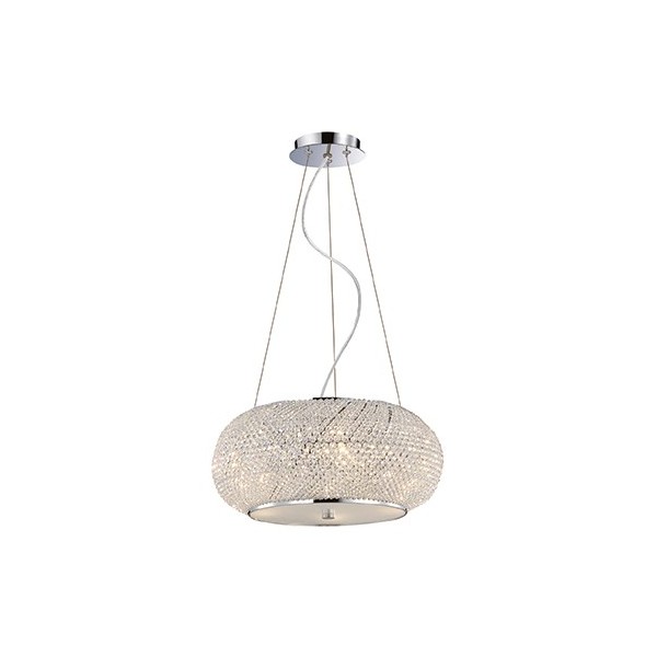 L75082158 SP6 6 Light Pendant Chrome