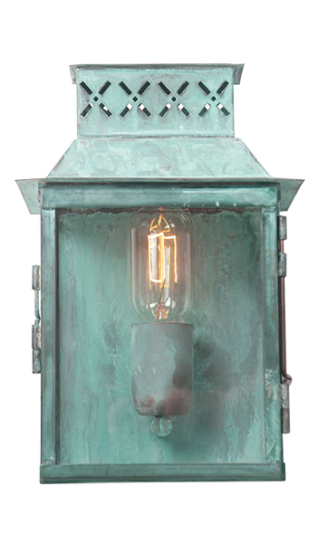 SOUTHWARK Wall lantern Verdigris