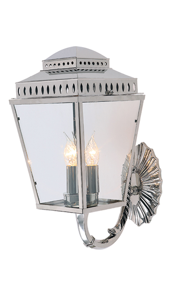 Coastal Wall light Polished Nickel