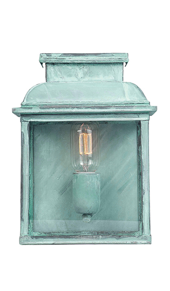 ST PAULS Wall lantern Verdigris