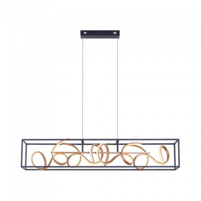 Kitchen Island Bar Pendant | Black LED Bar Pendant
