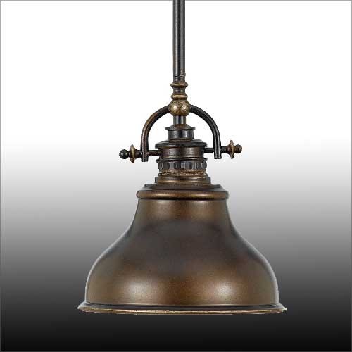 Single Small Pendant Bronze