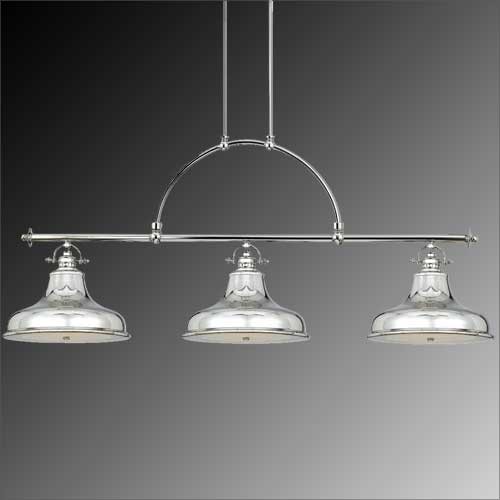 3 Light Pendant Imperial polished Silver