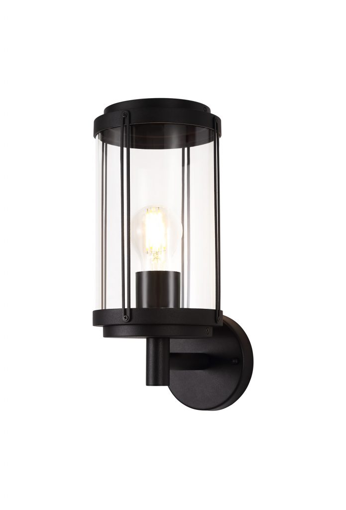 Outdoor Wall Light Black