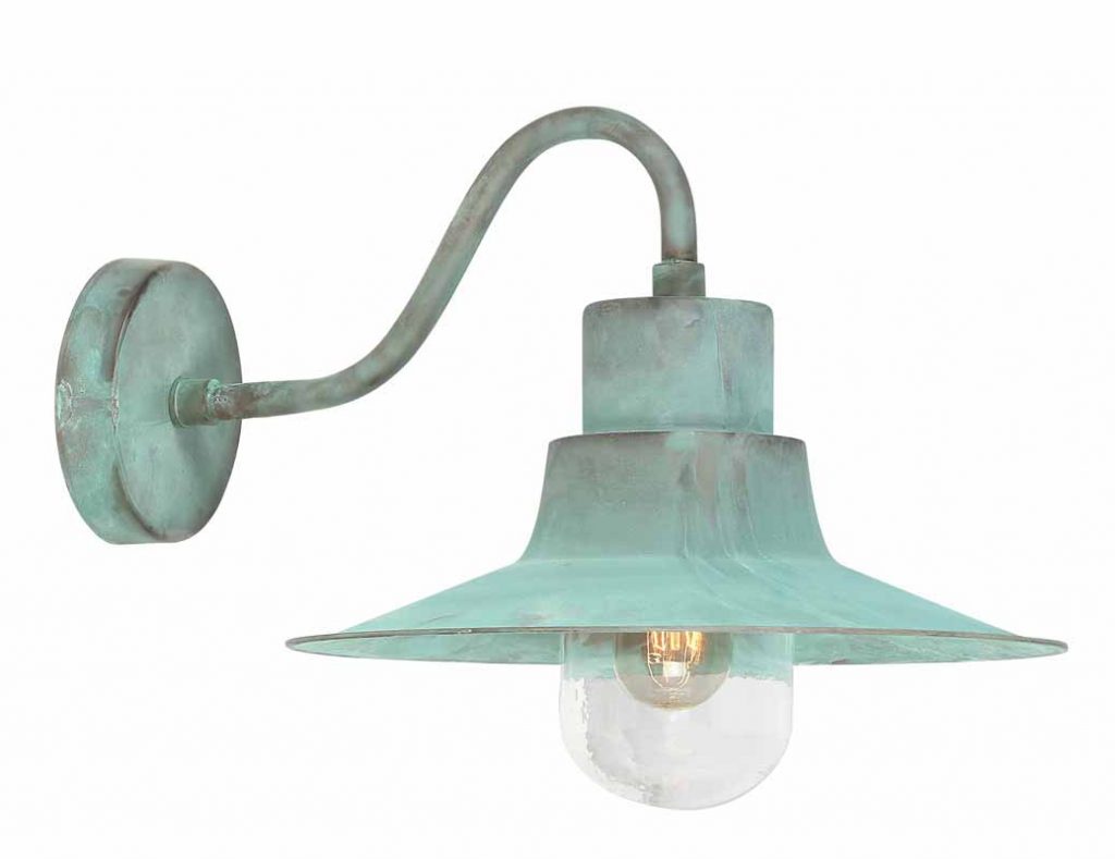 1423680 Wall Lantern Verdigris