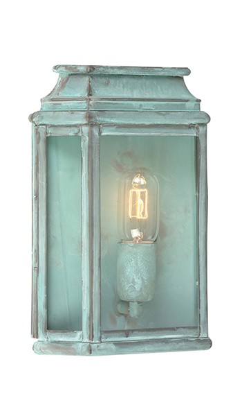 1421273V  Wall lantern Verdigris