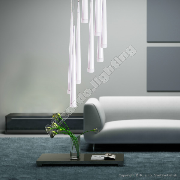 AZ0209 Stylo 8 Light pendant White