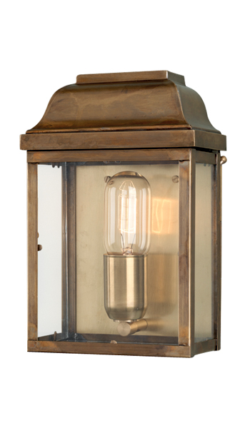 Coastal Wall lantern Antique Brass