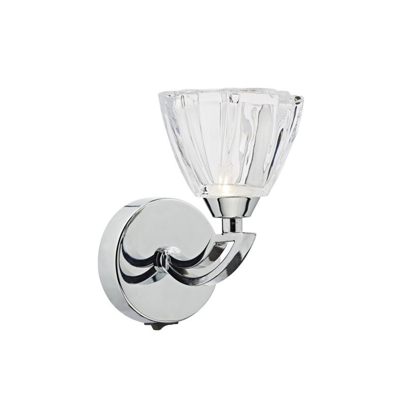 Dar VIT0750 Vito Wall Light Polished Chrome