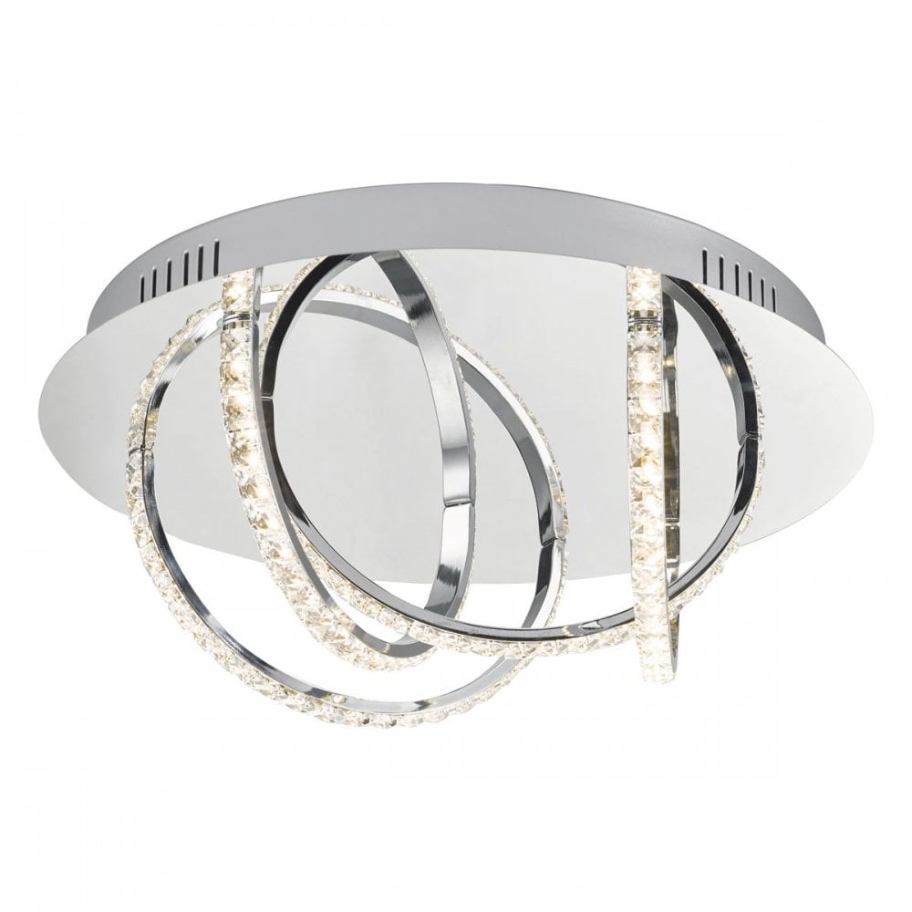 zan5250 zancara 4 light LED Flush crystal