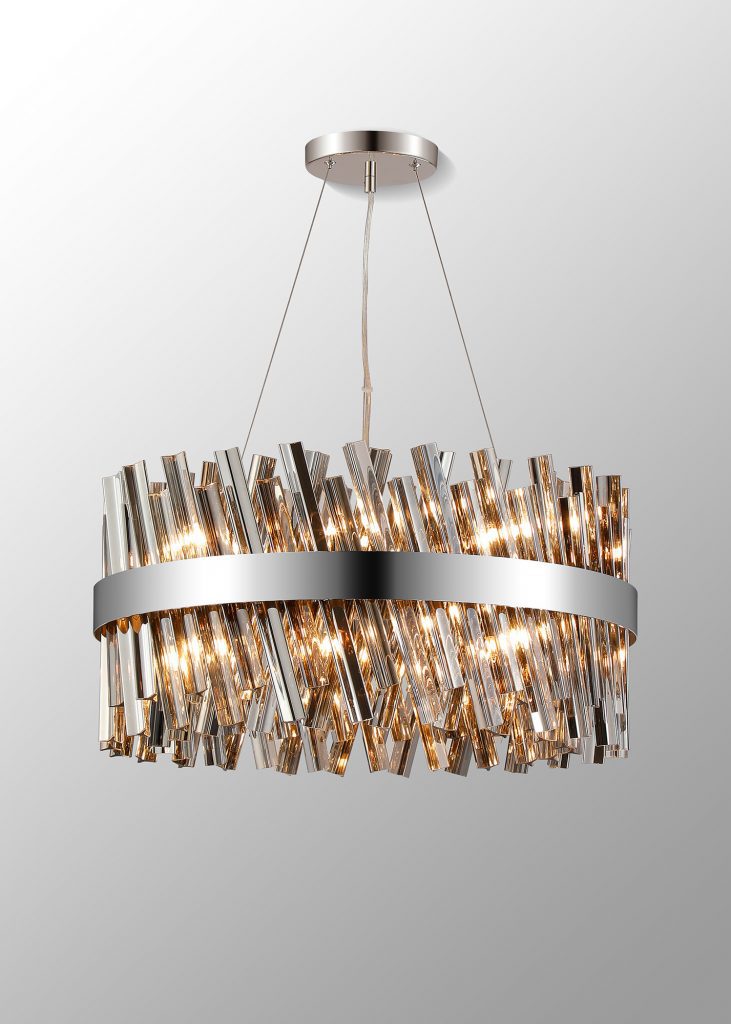 Cali 18 Light Pendant Polished Nickel
