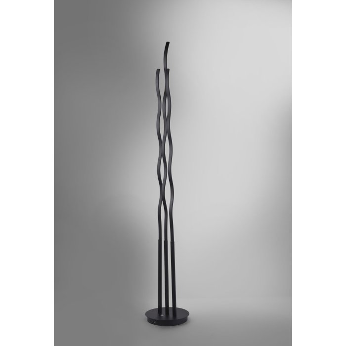 Black LED Floor Lamp