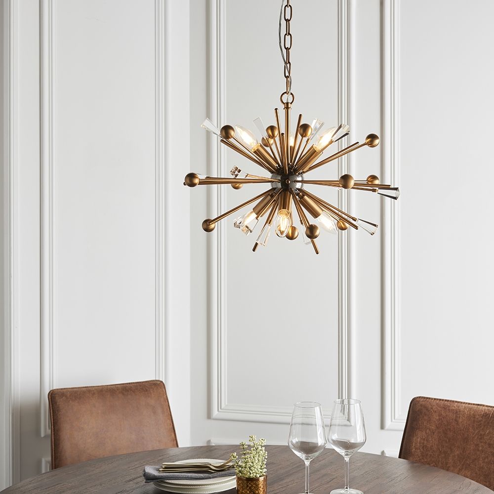 Sputnik 6 Light Aged Brass