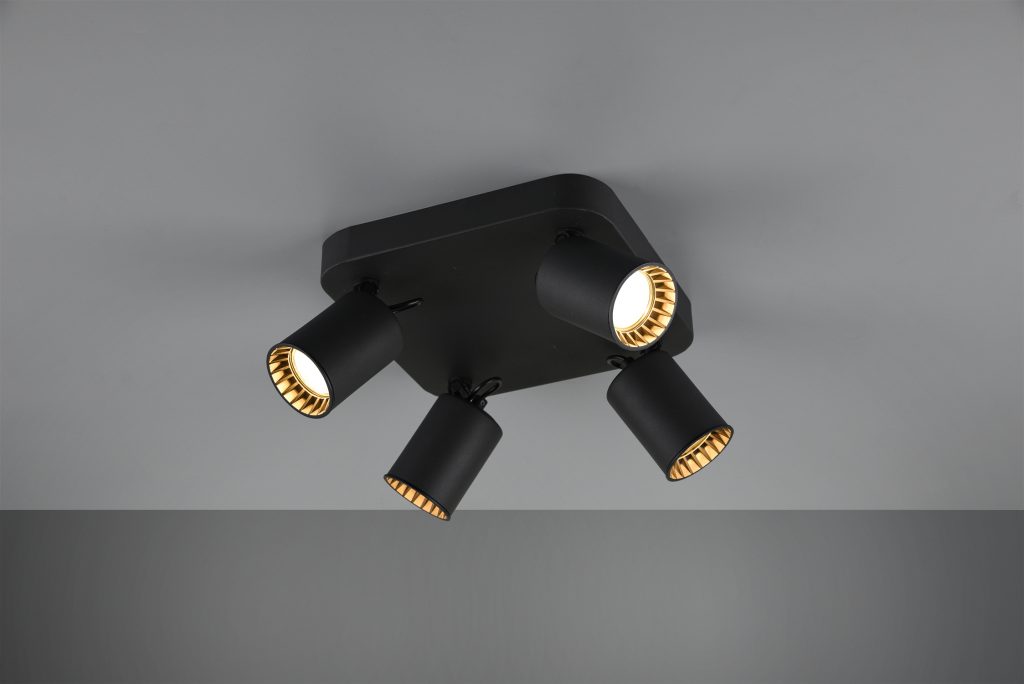 4 Plate Square Ceiling Light