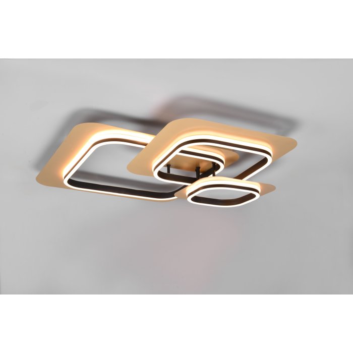 Black & Gold Large LED Ceiling Light