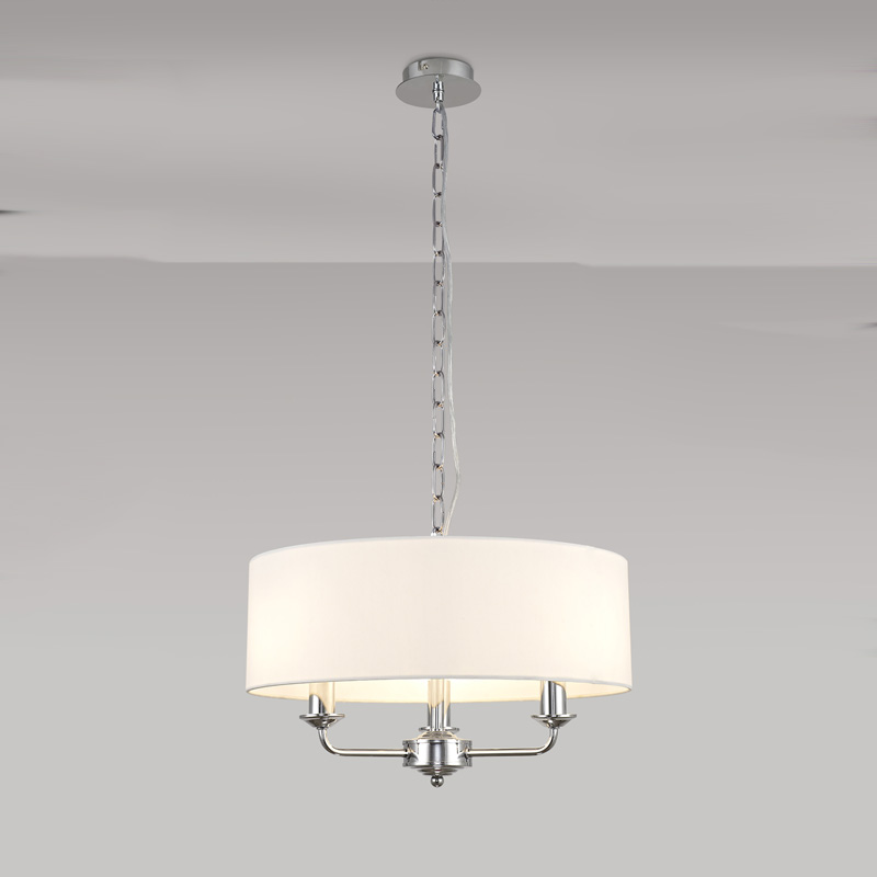 Highgate 3 Light Pendant Polished chrome