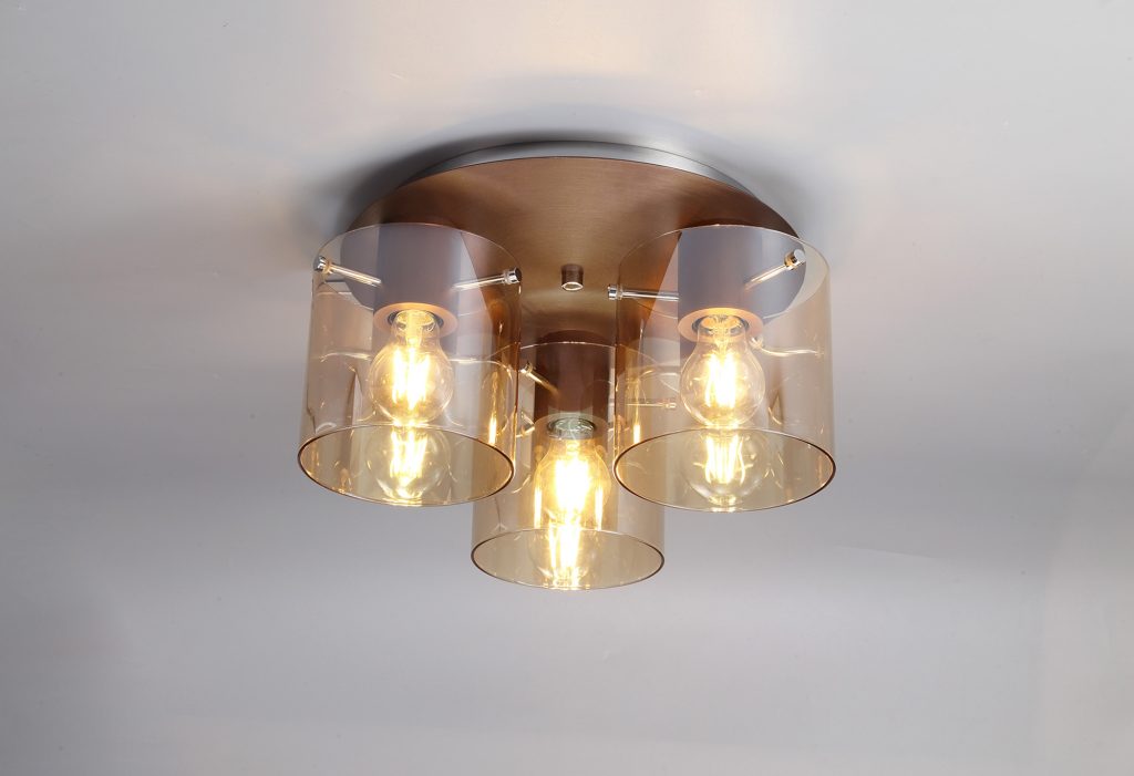 Modern Ceiling Lights | Mocha 3 Light Flush