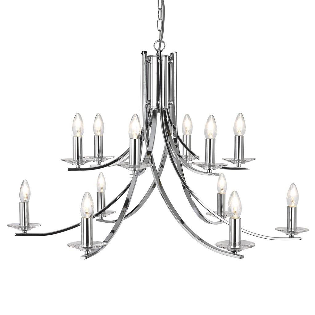 Modern Chandelier | 9141612CC Aspire 12lt Chrome