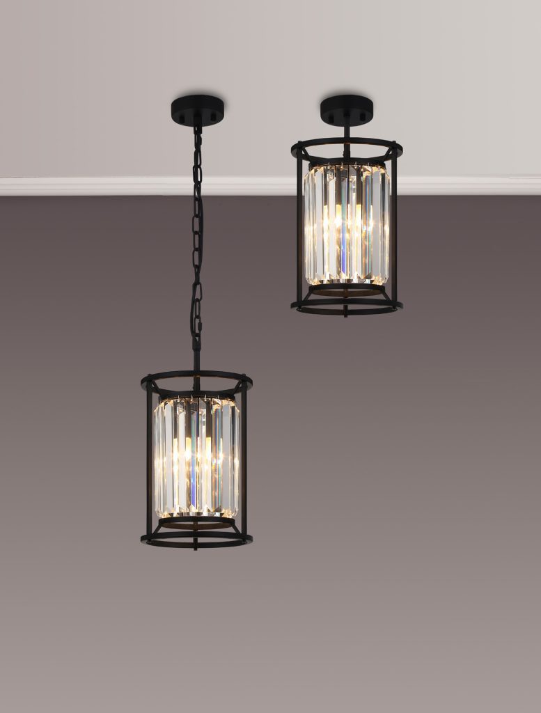 Black Pendant Light | 1lt Pendant Satin Black