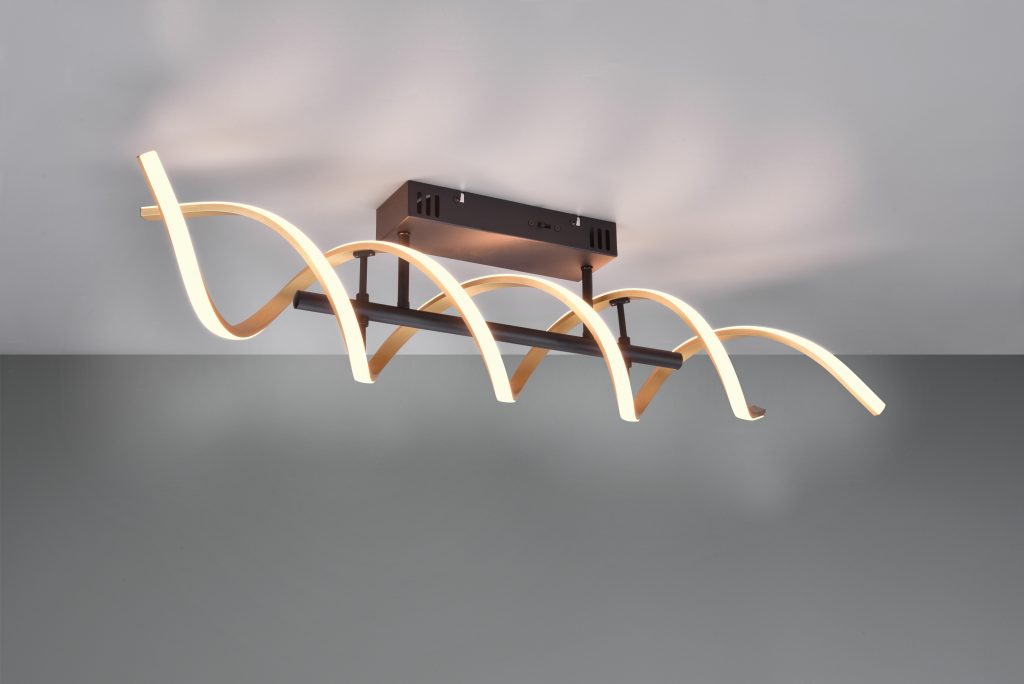 Modern LED Ceiling Light | LED Ceiling Light Black/Brass