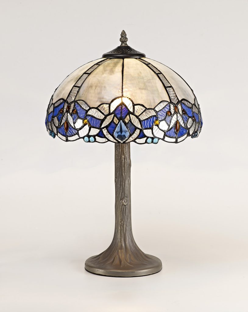 Blue Tiffany Table Lamp | Tiffany Table Lamps