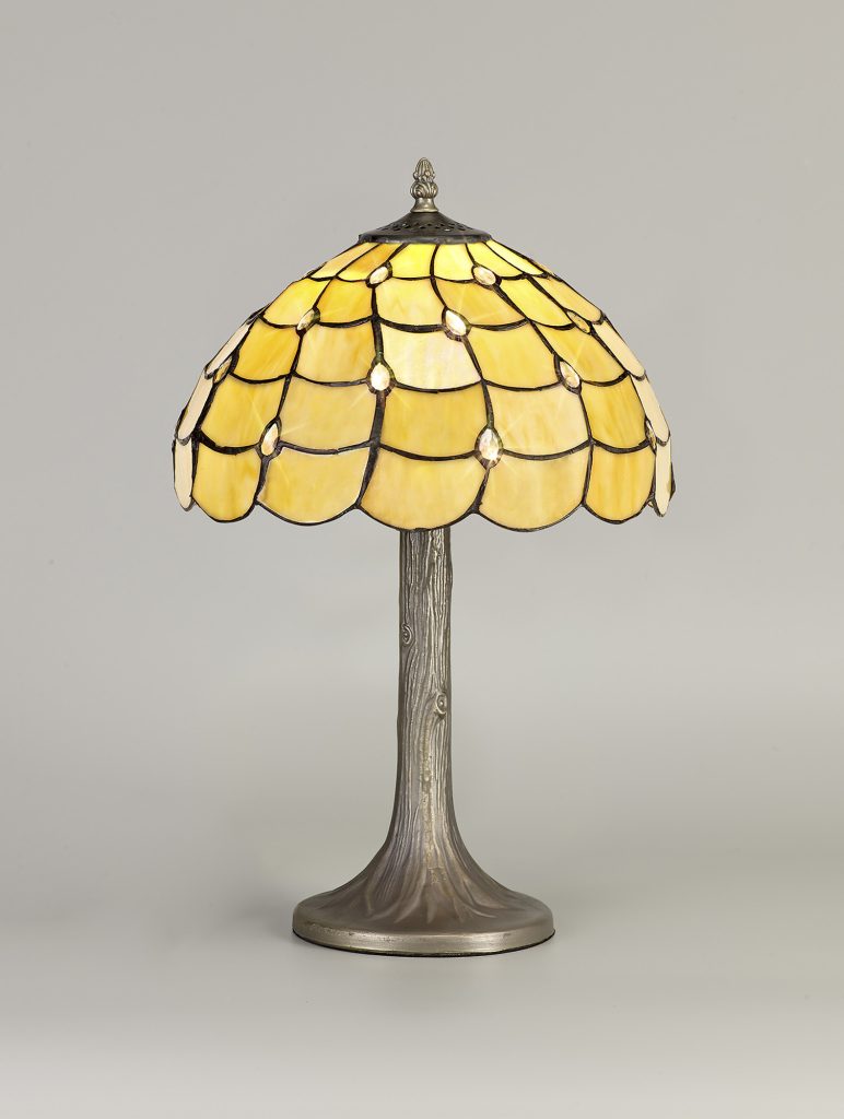 Tiffany Beige Glass Table Lamp | Tiffany Table Lamps
