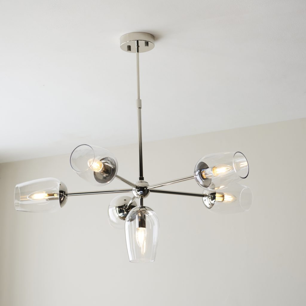 Nickel Ceiling Pendant | Large Nickel Ceiling Pendant