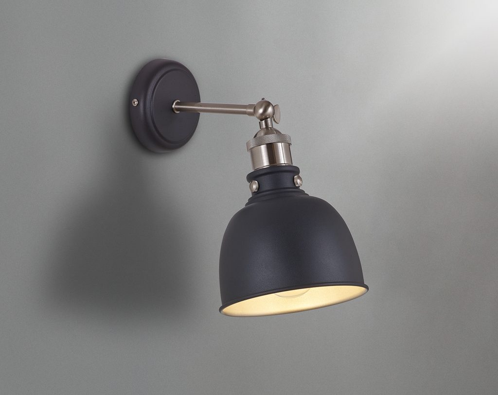 Graphite Industrial Wall Light | Industrial Style Wall Lights