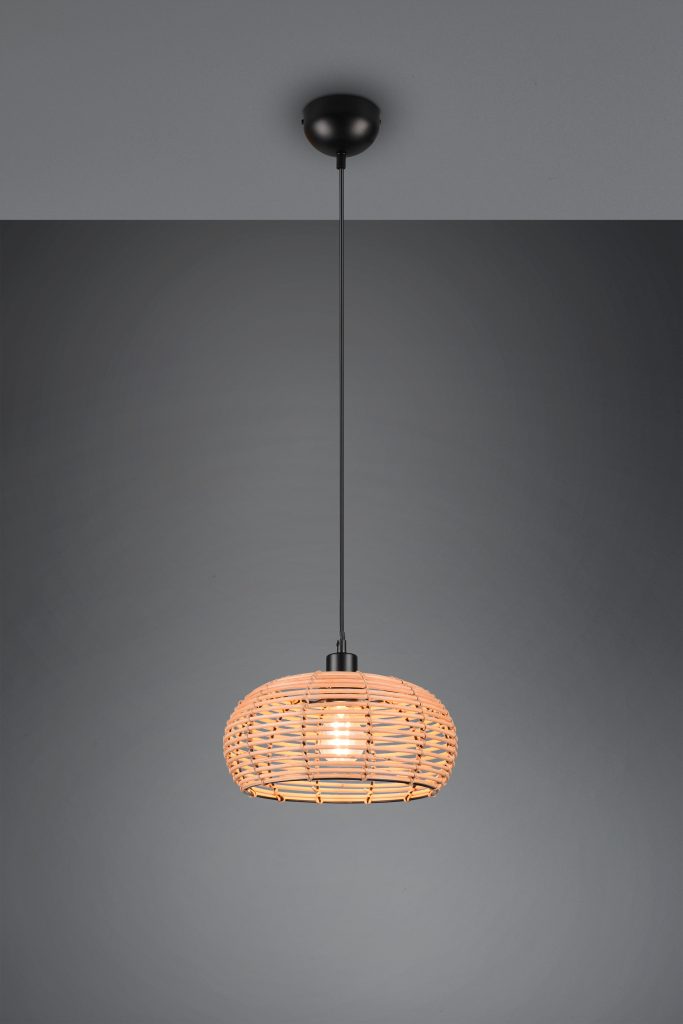Modern Rattan Single Pendant | Single Pendant Light
