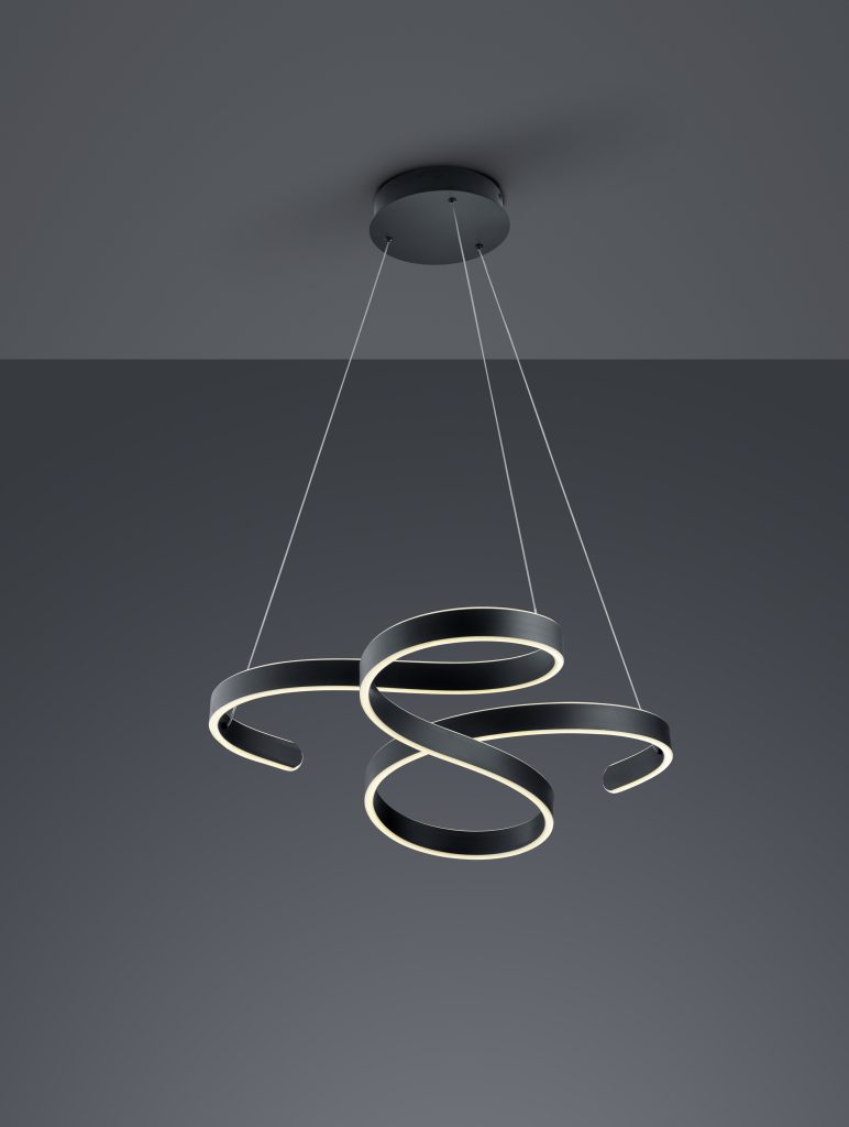 Anthracite LED Ring Pendant