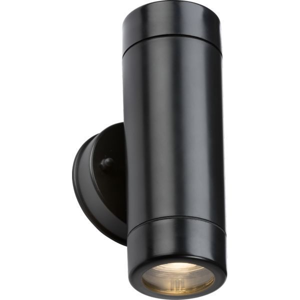 Black Polycarbonate Up/Down | Coastal Outdoor wall light