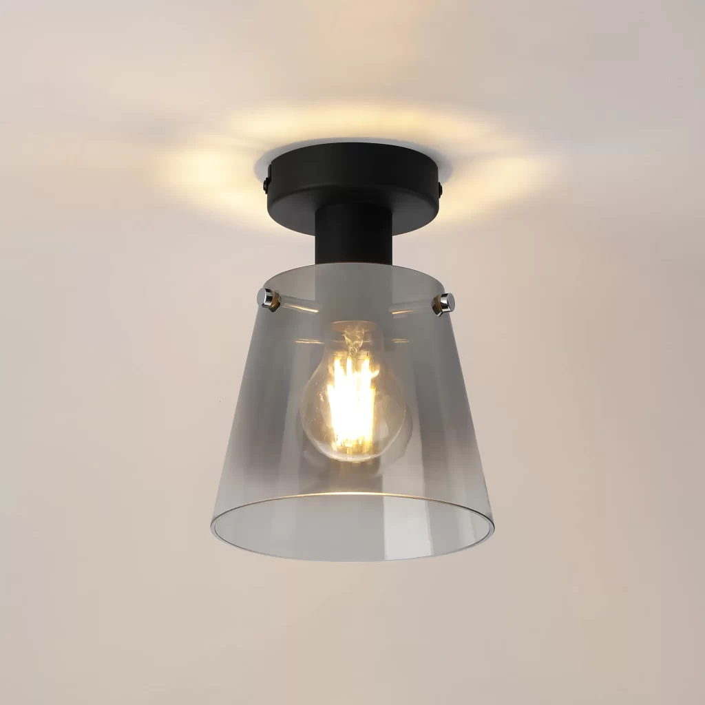 Black Glass Ceiling Light | Black Ceiling Lights