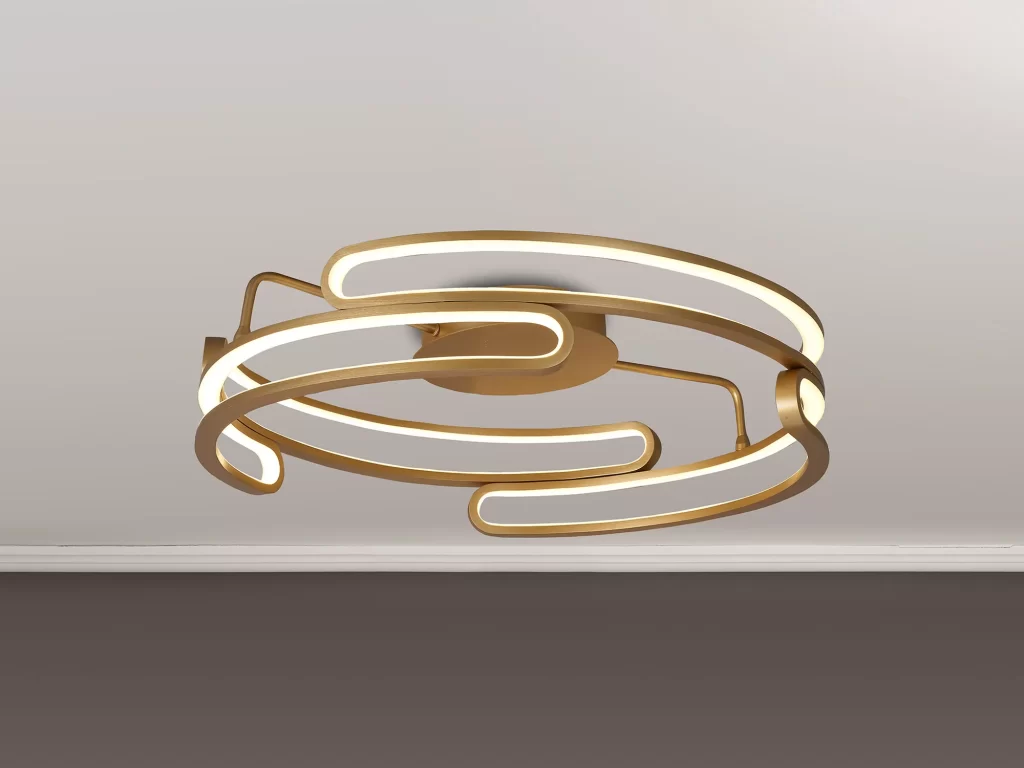 Gold LED Ceiling Light | Modern Led Ceiling Lights
