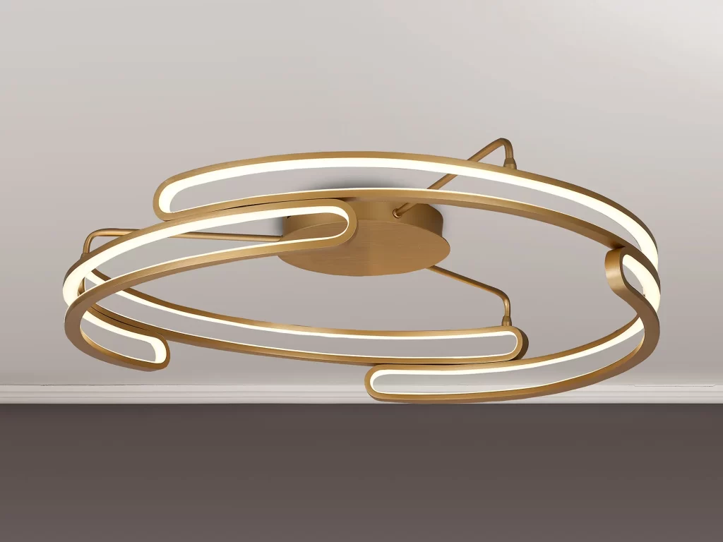 LED Ceiling Light Gold | Modern Led Ceiling Lights