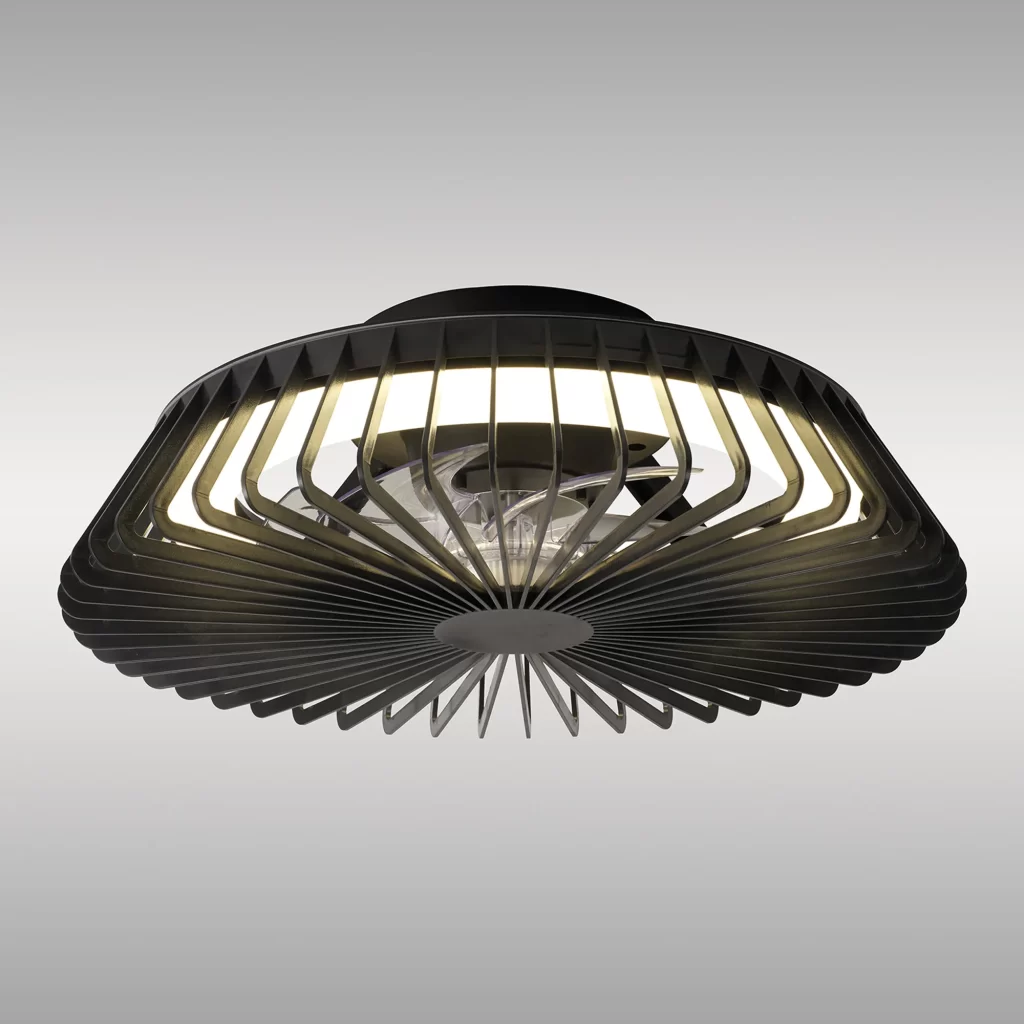 Mantra M8197 Himalaya Fan | Black Ceiling Fan Light
