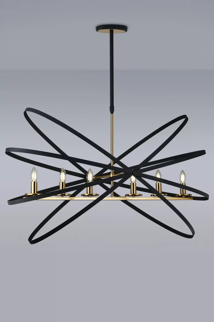 Large Island Pendant Black | Kitchen Island Pendant Light