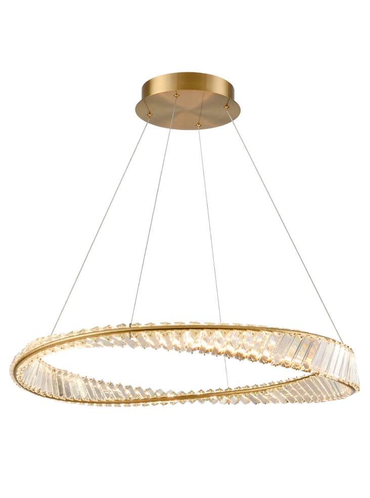 PCH454 Cleopatra Crystal Pendant | Brass Crystal Pendant Light