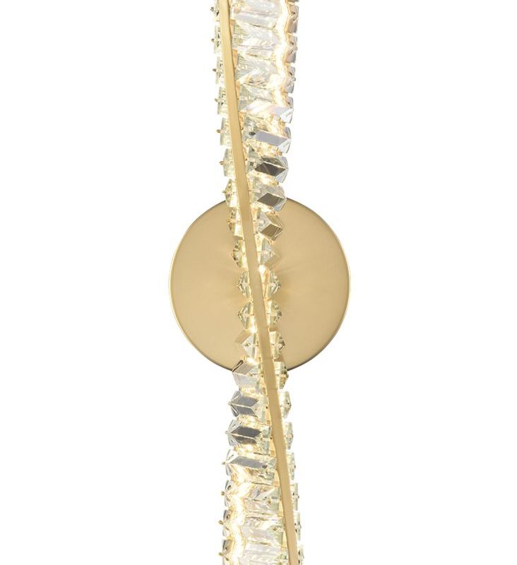 Cleopatra Brass Wall Light | Crystal Wall Lights
