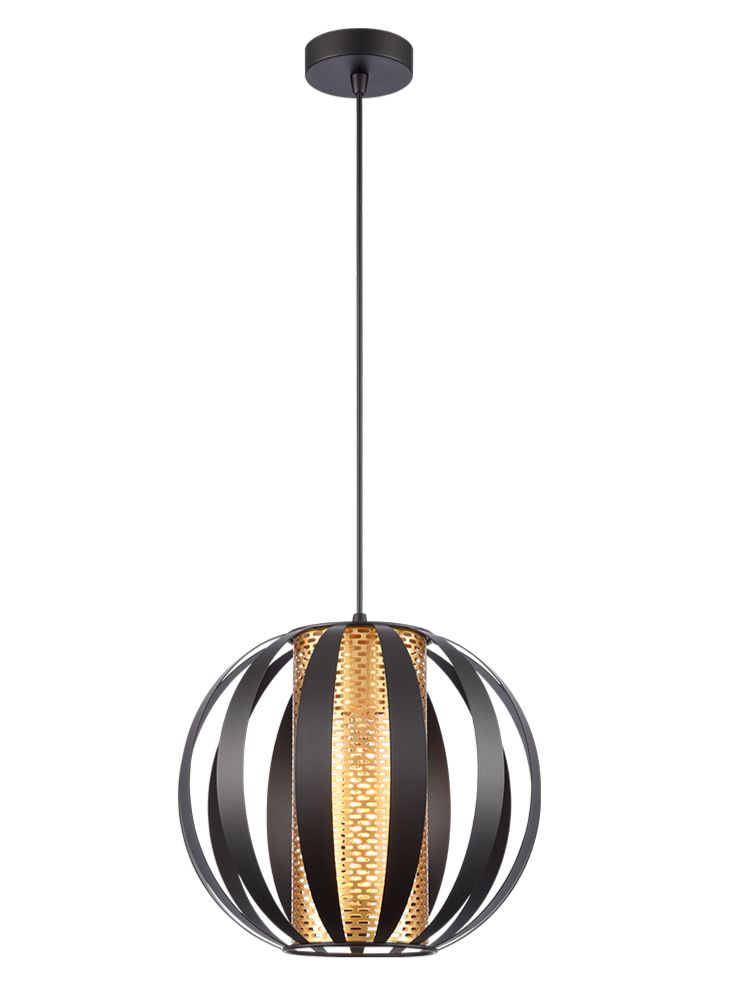 Round Black Ceiling Pendant | Black Pendant Lights