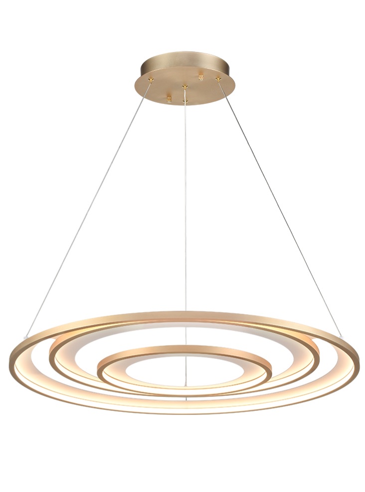 Large Halo LED Pendant Gold | Modern Ceiling Pendants