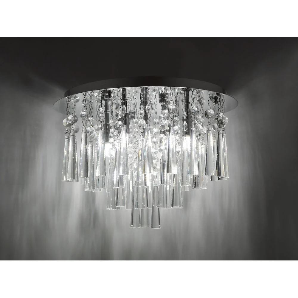 Dar ICL5450 Iclyn Light | Crystal Ceiling Light