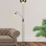 Mother & Child Antique Brass | Floor Reading Lamps