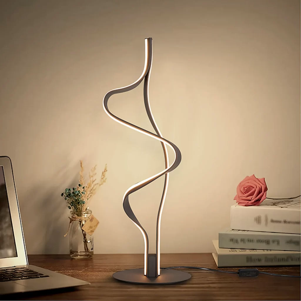 Aria LED Table Lamp Grey | Modern LED Table Lamps